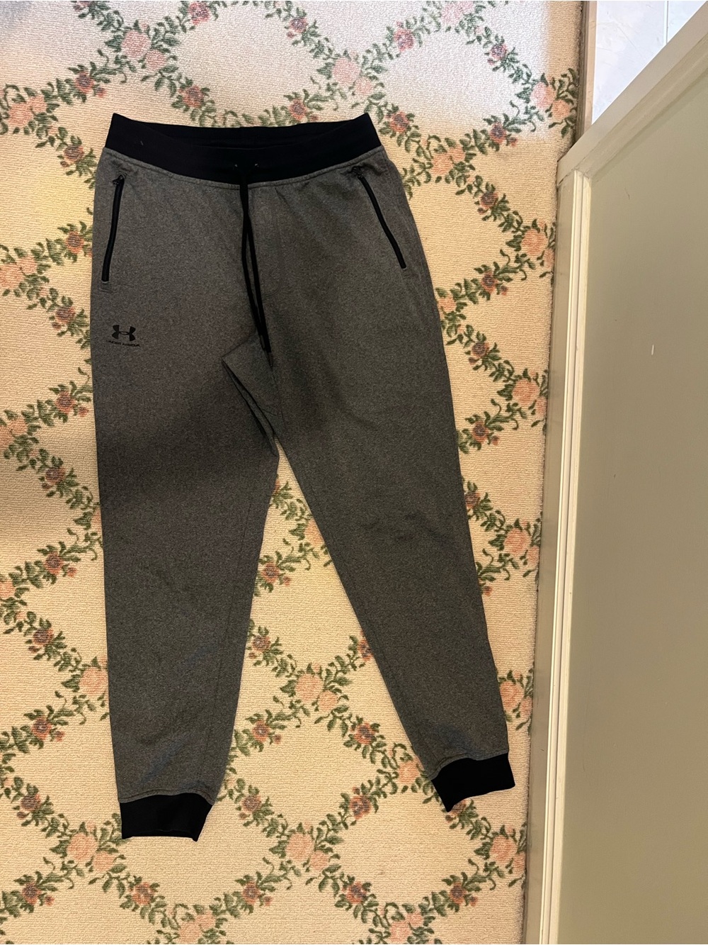 Under Armour Gray & Black Jogger Sweatpants